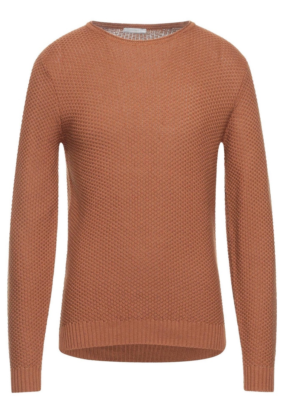NWT SSEINSE Italian Knit Crewneck Sweater in Rust XXL